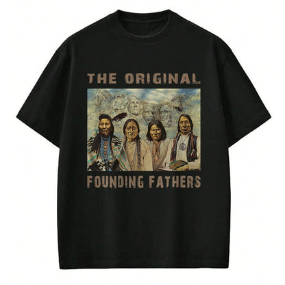 Native American T-Shirts, Vintage Native American Unisex T-Shirt/Hoodie/Sweatshirt HLT00 - Native American Original Founding Fathers