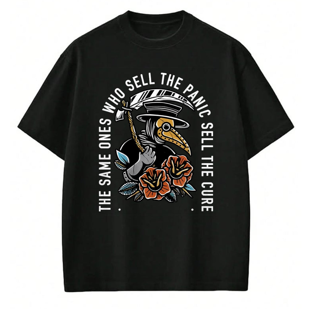 Best Doctor Shirt, Funny Doctor UnisexT-Shirt/Hoodie/Sweatshirt HLT00 - The Same Ones Who Sell The Panic Sell The Cure Plague Doctor T-Shirt