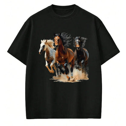Best Horse Lover Shirt , Funny Horse UnisexT-Shirt/Hoodie/Sweatshirt HLT00 - Vintage Horses Lover Graphic for Men Women Boys Girls T-Shirt, Men, Black, X-Large