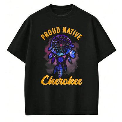 Native American T-Shirts, Vintage Native American Unisex T-Shirt/Hoodie/Sweatshirt HLT00 - Proud To Be Cherokee Native American Indian