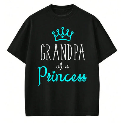 Best Grandpa Shirt, Proud Grandpa Unisex T-Shirt/Hoodie/Sweatshirt HLT00 - Grandpa Granddaughter Shirts Matching Set King and Princess T-Shirt