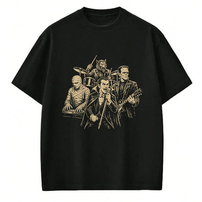 Guitar Lover Shirt, Funny Guitar UnisexT-Shirt/Hoodie/Sweatshirt HLT00 - Dracula Guitar Vampire Mummy Werewolf T-Shirt
