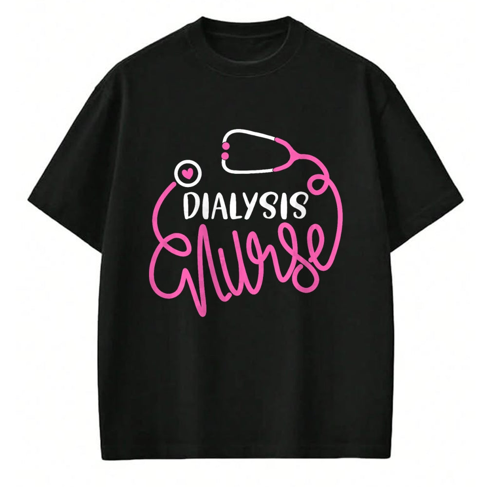 Funny Nurse Shirt, Nurse Unisex T-Shirt/Hoodie/Sweatshirt HLT00 - Dialysis Nurse Funny nephrology nursing Department Nurse T-Shirt