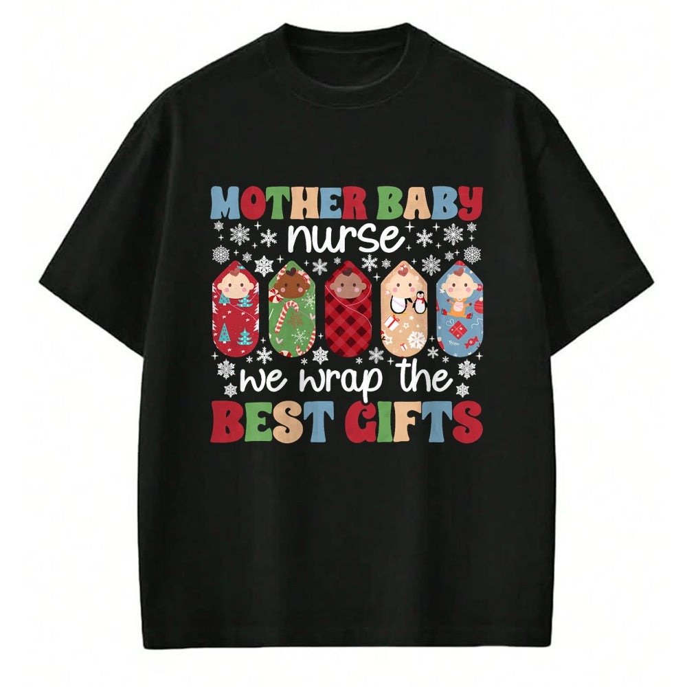 Funny Nurse Shirt, Nurse Unisex T-Shirt/Hoodie/Sweatshirt HLT00 - Christmas Mother Baby Nurse Xmas Party Mom Baby Nurse T-Shirt