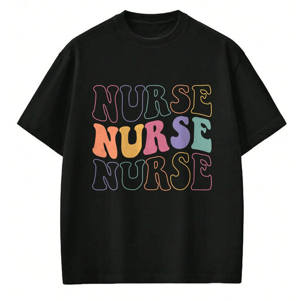 Funny Nurse Shirt, Nurse Unisex T-Shirt/Hoodie/Sweatshirt HLT00 - Groovy Nurse Women School Nurse RN ICU ER Pediatric T-Shirt