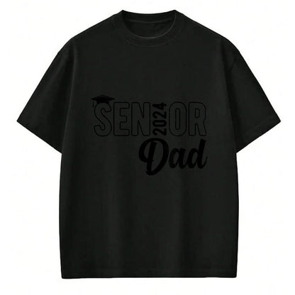 Gift for Dad Shirt, Funny Dad Unisex T-Shirt/Hoodie/Sweatshirt HLT00 – Proud Senior Dad 2024 Senior 2024 Dad Class Of 2024 Father T-Shirt