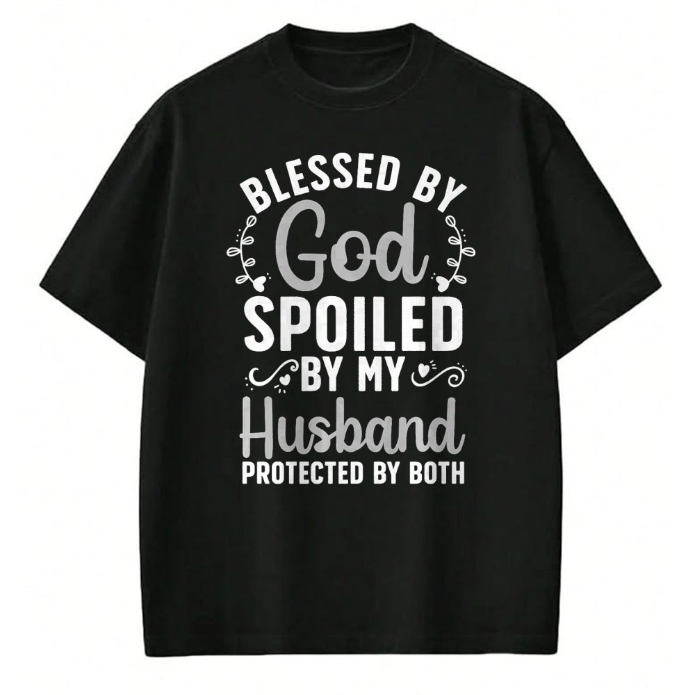 Best Wife Shirt, Wife and Husband Unisex T-Shirt/Hoodie/Sweatshirt HLT00 - Gift for wife T shirt, spoiled wife   Funny Spoiled Wife Art For Women Girls Husband Spoiled Wife Pr (19)