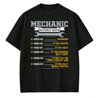 Best Mechanic Life Shirt, Funny Mechanic UnisexT-Shirt/Hoodie/Sweatshirt HLT00 - Mens Funny Mechanic Hourly Rate Car Mechanic Car Guy T-Shirt