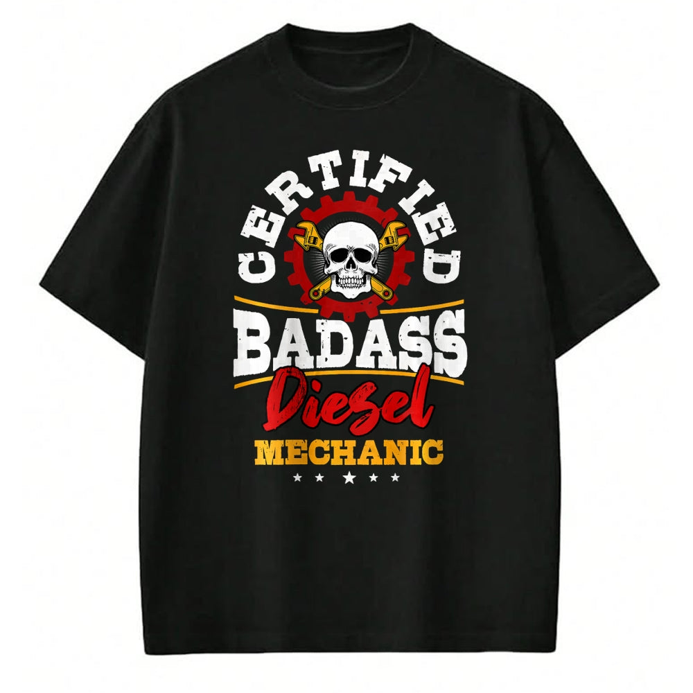 Best Mechanic Life Shirt, Funny Mechanic UnisexT-Shirt/Hoodie/Sweatshirt HLT00 - Diesel Mechanic Gifts Design On Back T-Shirt (1)