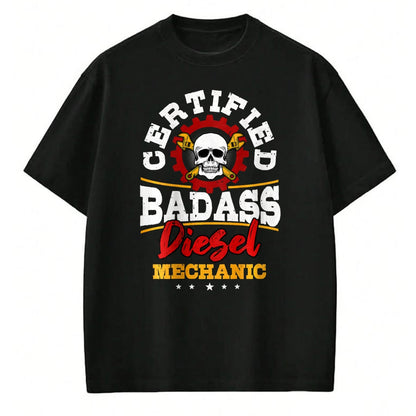 Best Mechanic Life Shirt, Funny Mechanic UnisexT-Shirt/Hoodie/Sweatshirt HLT00 - Diesel Mechanic Gifts Design On Back T-Shirt (1)