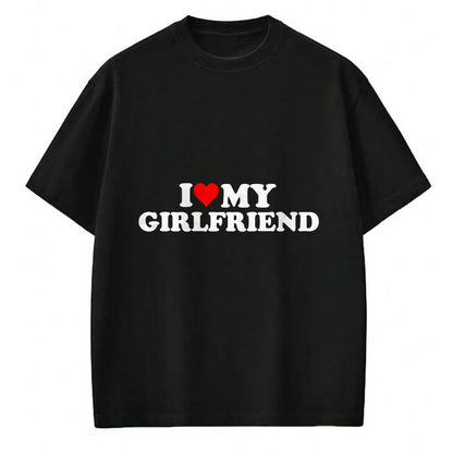 Best Wife Shirt, Wife and Husband Unisex T-Shirt/Hoodie/Sweatshirt HLT00 - I Love My Hot Girlfriend I Heart My Hot Girlfriend GF T-Shirt (2)
