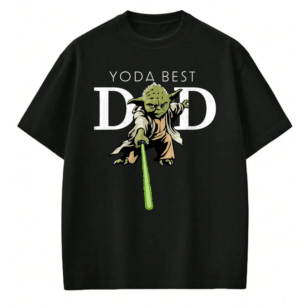 Gift for Dad Shirt, Funny Dad Unisex T-Shirt/Hoodie/Sweatshirt HLT00 – \Star Wars Yoda Lightsaber Best Dad Father_s Day T-Shirt