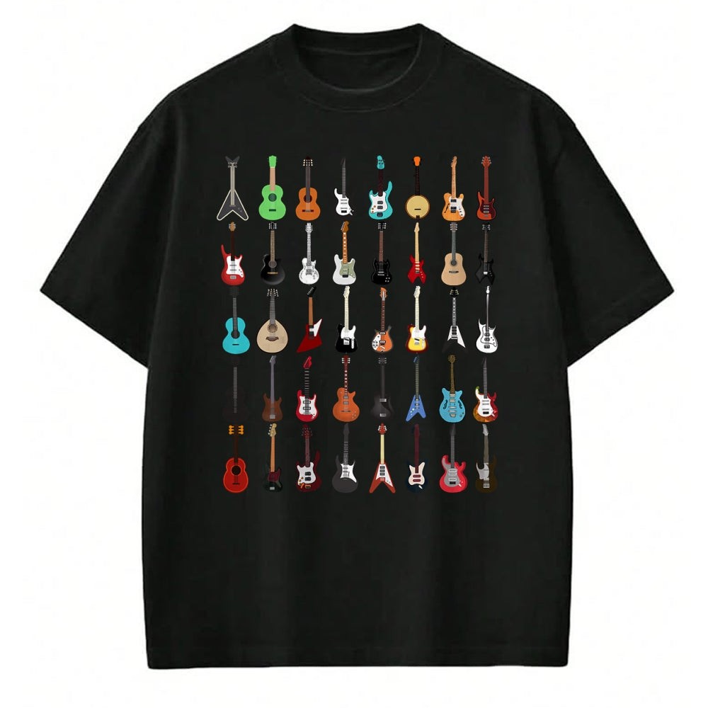 Guitar Lover Shirt, Funny Guitar UnisexT-Shirt/Hoodie/Sweatshirt HLT00 - Guitar Musical Instrument T Shirt (Rock N Roll Tee) T-Shirt