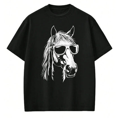 Best Horse Lover Shirt , Funny Horse UnisexT-Shirt/Hoodie/Sweatshirt HLT00 - Funny Horse Sunglasses T-Shirt