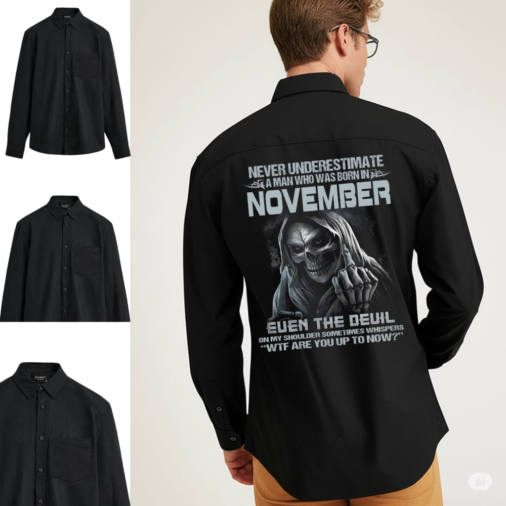 NOVEMBER - NEVER UNDERESTIUNDER - male (SKU-NEW-08-05-11)