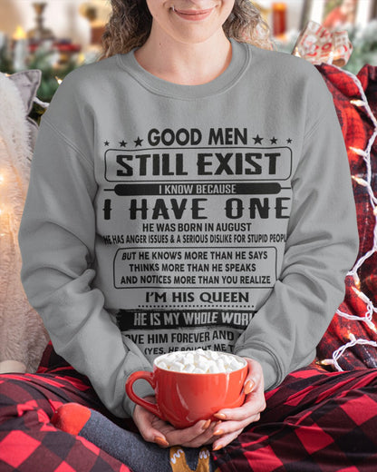 August - Good men Still Exist - gift for your girlfriend, wife from Husband - CCDI08 (SKU-GM-08)