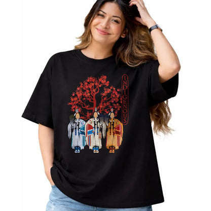 Native American T-Shirts, Vintage Native American Unisex T-Shirt/Hoodie/Sweatshirt HLT00 - Native American Indigenous Red Hand Indian Blood Themed (5)