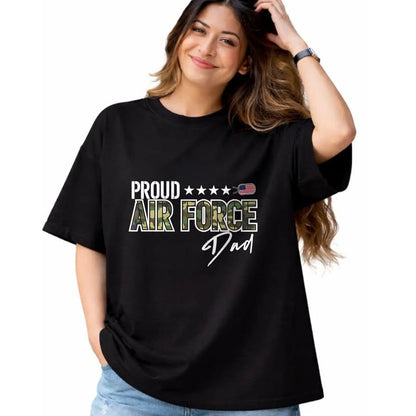 Gift for Dad Shirt, Funny Dad Unisex T-Shirt/Hoodie/Sweatshirt HLT00 – OCP Proud Air Force Dad T-Shirt
