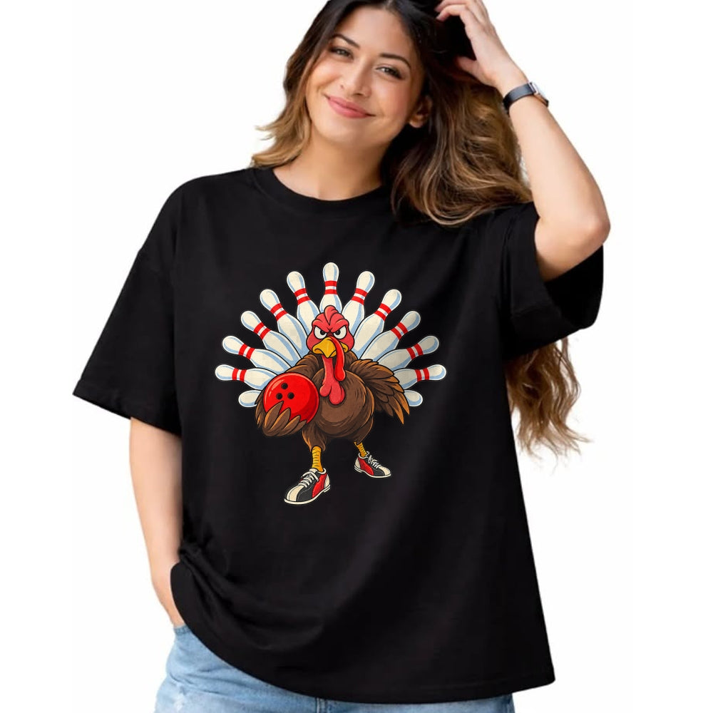 Best Thanksgiving Family Shirt , Funny Thanksgiving UnisexT-Shirt/Hoodie/Sweatshirt HLT00 - Funny Turkey Bowling Happy Thanksgiving Men Women Kids Boys T-Shirt