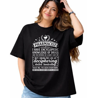 Best Doctor Shirt, Funny Doctor UnisexT-Shirt/Hoodie/Sweatshirt HLT00 - Funny Pharmacist Typography Quote Doctors Handwriting T-Shirt