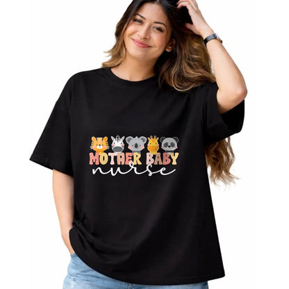 Funny Nurse Shirt, Nurse Unisex T-Shirt/Hoodie/Sweatshirt HLT00 - Mother Baby Nurse Boho Postpartum Nurse Mom Baby Nurse T-Shirt
