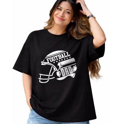 Gift for Dad Shirt, Funny Dad Unisex T-Shirt/Hoodie/Sweatshirt HLT00 – Football Dad Helmet For Men Proud Fathers Day College Season T-Shirt