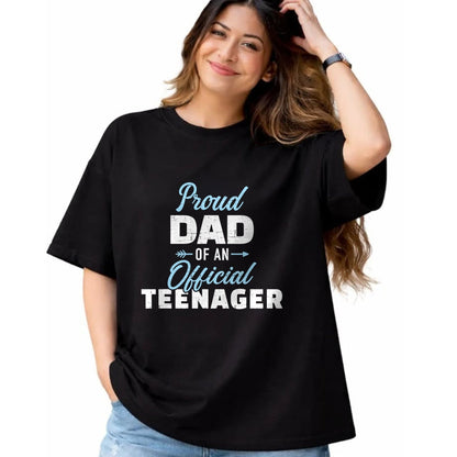 Gift for Dad Shirt, Funny Dad Unisex T-Shirt/Hoodie/Sweatshirt HLT00 – Proud dad of a teenager 13th birthday T-Shirt