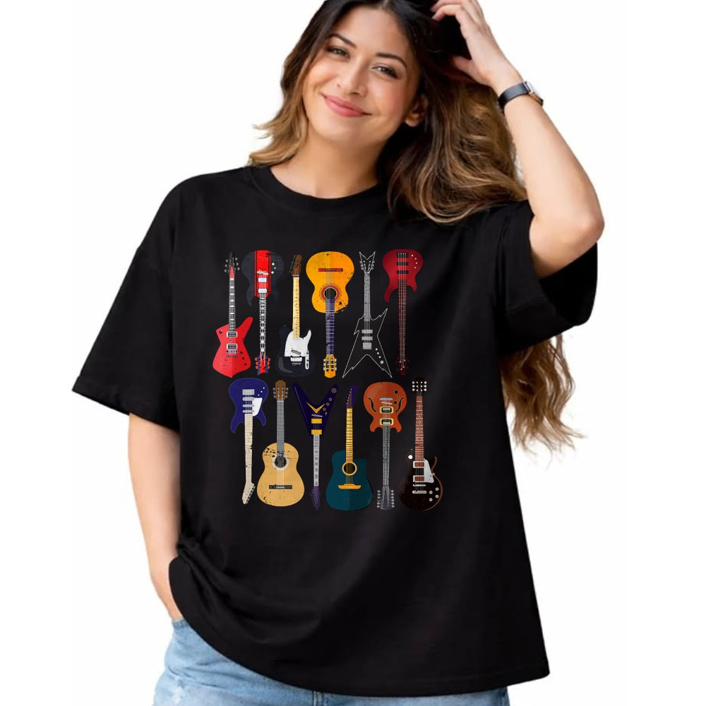 Guitar Lover Shirt, Funny Guitar UnisexT-Shirt/Hoodie/Sweatshirt HLT00 - Guitar Collection Rocker Gift Guitarist T-Shirt