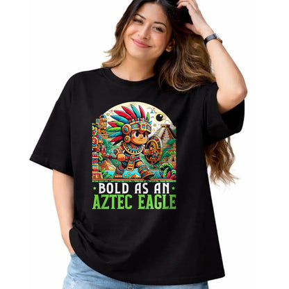 Native American T-Shirts, Vintage Native American Unisex T-Shirt/Hoodie/Sweatshirt HLT00 - Aztec Warrior Mexico Native Mexican Aztec Civilization