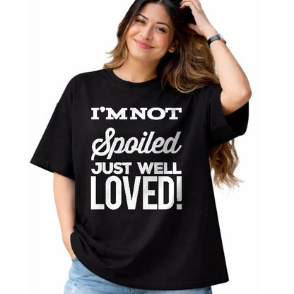 Best Wife Shirt, Wife and Husband Unisex T-Shirt/Hoodie/Sweatshirt HLT00 - Inspiration I'm Not Spoiled Just Well Loved Cute T-Shirt