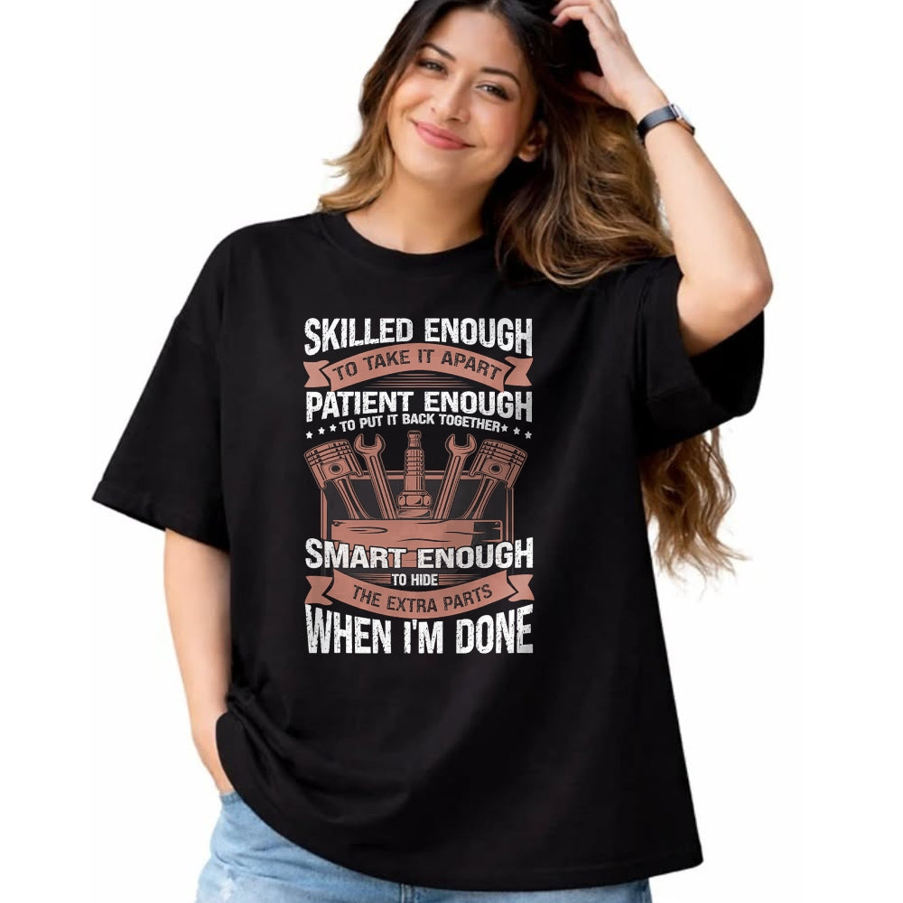 Best Mechanic Life Shirt, Funny Mechanic UnisexT-Shirt/Hoodie/Sweatshirt HLT00 - Mechanic Car Guy Skilled Enough To Take It Apart T-Shirt