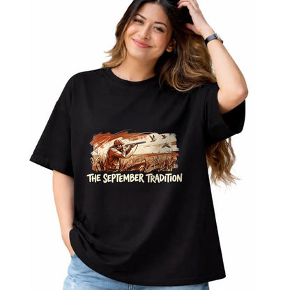 Funny Hunting Shirt, Gift For Hunting Lover Unisex T-Shirt/Hoodie/Sweatshirt HLT00 - Dove Hunting Season September Tradition Bird Hunter T-Shirt