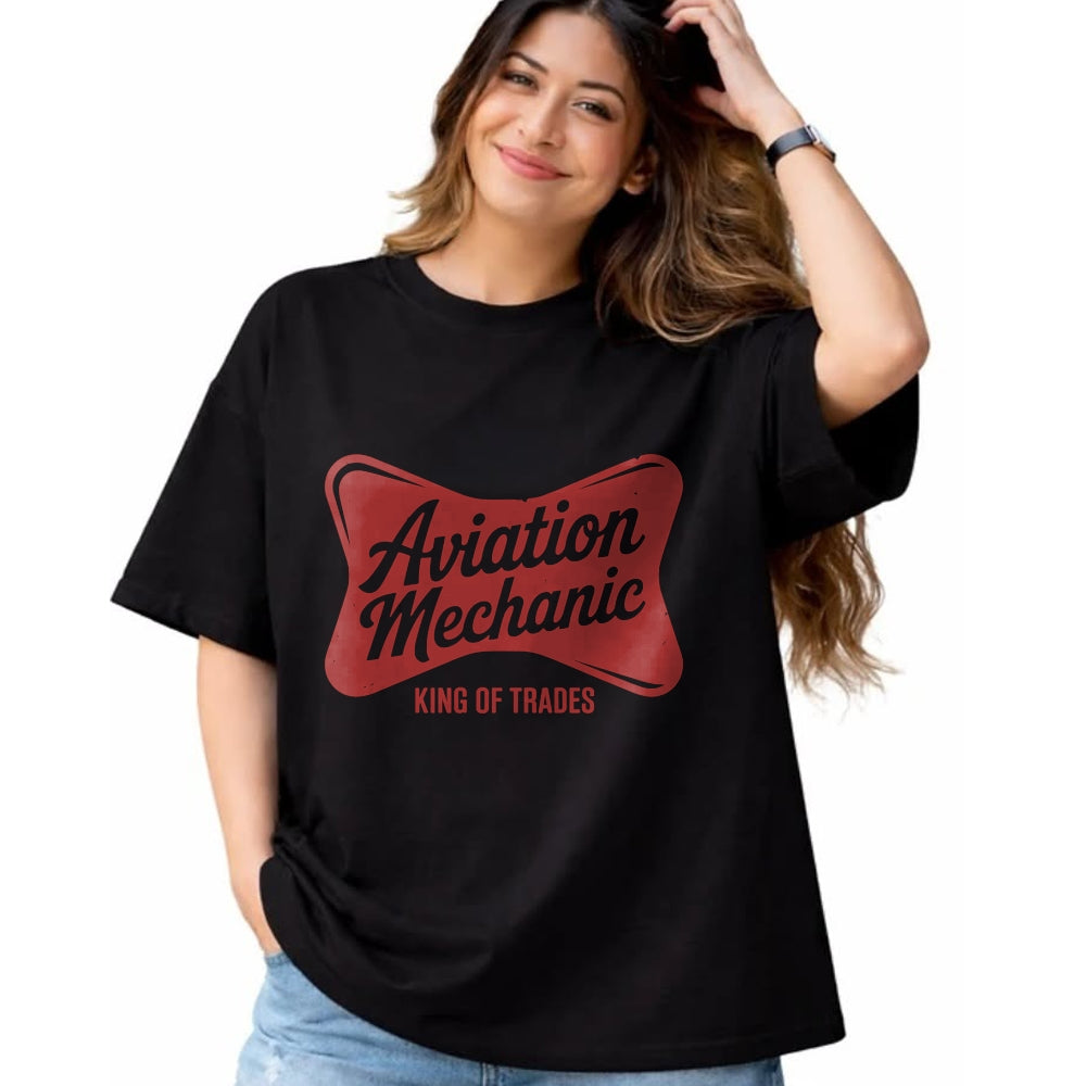 Best Mechanic Life Shirt, Funny Mechanic UnisexT-Shirt/Hoodie/Sweatshirt HLT00 - Aviation Mechanic King of Trades, Aircraft Plane Maintenance Long Sleeve T-Shirt