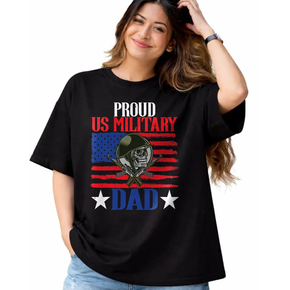 Gift for Dad Shirt, Funny Dad Unisex T-Shirt/Hoodie/Sweatshirt HLT00 – Mens Proud US Military Dad Proud Army Dad Father_s Day Gift T-Shirt