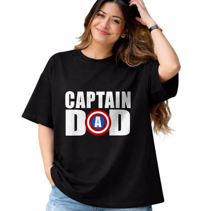 Gift for Dad Shirt, Funny Dad Unisex T-Shirt/Hoodie/Sweatshirt HLT00 – Funny Super Captain Dad Superhero Fathers Day T-Shirt