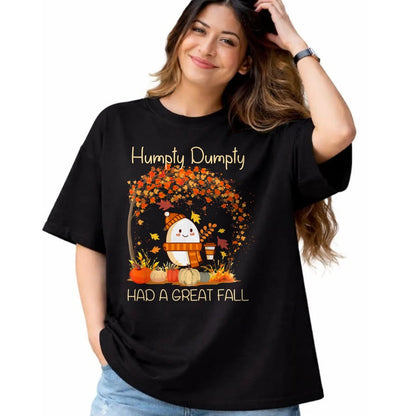Best Thanksgiving Family Shirt , Funny Thanksgiving UnisexT-Shirt/Hoodie/Sweatshirt HLT00 - Humpty Dumpty Had A Great Fall Thanksgiving Autumn Halloween T-Shirt