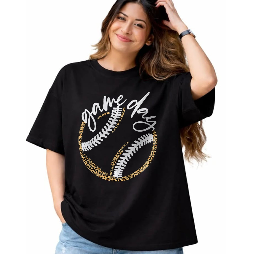 Gift for Mom Shirt, Funny Mom Unisex T-Shirt/Hoodie/Sweatshirt HLT00 - Game Day Baseball Baseball Life Softball Life for Mom T-Shirt