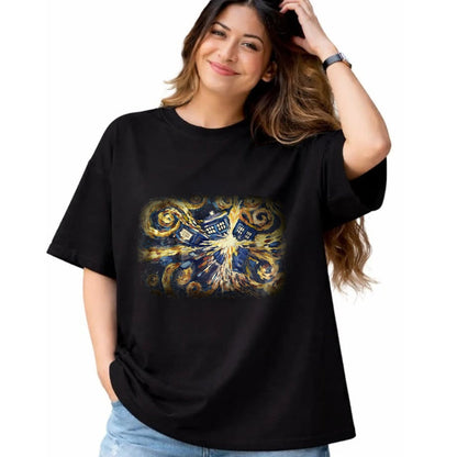 Best Doctor Shirt, Funny Doctor UnisexT-Shirt/Hoodie/Sweatshirt HLT00 - Art Tardis Van Gogh Time Travel Sci-Fi Fan T-Shirt