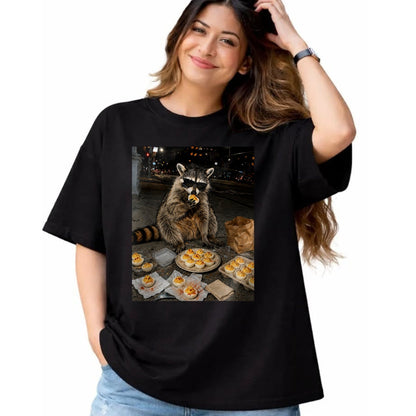 Best Thanksgiving Family Shirt , Funny Thanksgiving UnisexT-Shirt/Hoodie/Sweatshirt HLT00 - Raccoon Eating Deviled Eggs Funny Thanksgiving Humor T-Shirt