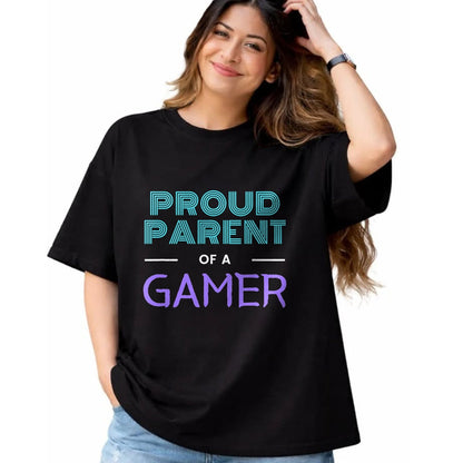 Gift for Dad Shirt, Funny Dad Unisex T-Shirt/Hoodie/Sweatshirt HLT00 – Proud Parent Of A Gamer - Fathers Day Mothers Day Gamer Kid T-Shirt