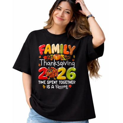 Best Thanksgiving Family Shirt , Funny Thanksgiving UnisexT-Shirt/Hoodie/Sweatshirt HLT00 - Family Thanksgiving 2026 Thanksgiving Crew Turkey Matching T-Shirt