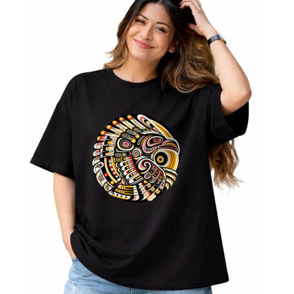 Native American T-Shirts, Vintage Native American Unisex T-Shirt/Hoodie/Sweatshirt HLT00 - Thunderbird Native American Tribal Art (4)