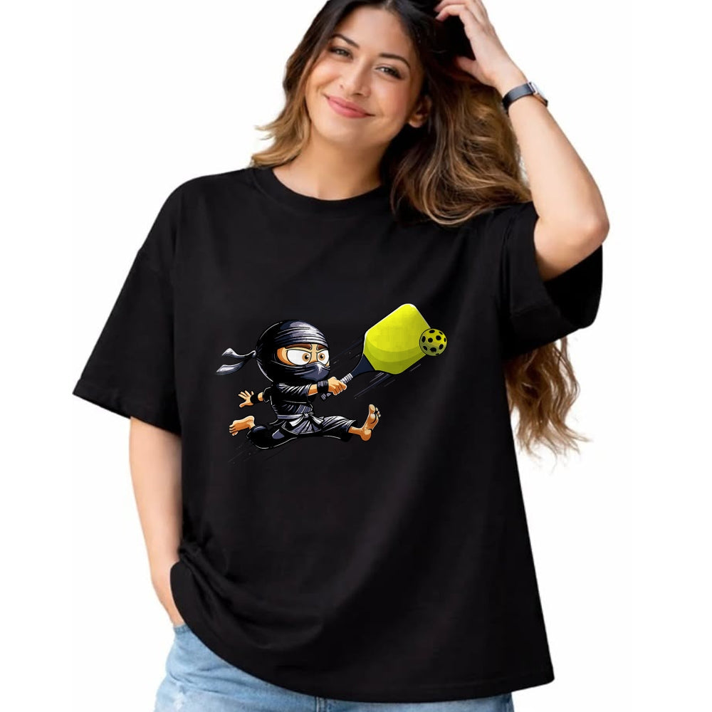 Funny Pickleball Shirt, Pickleball Lover Unisex T-Shirt/Hoodie/Sweatshirt HLT00 - Pickleball Player Ninja T-Shirt