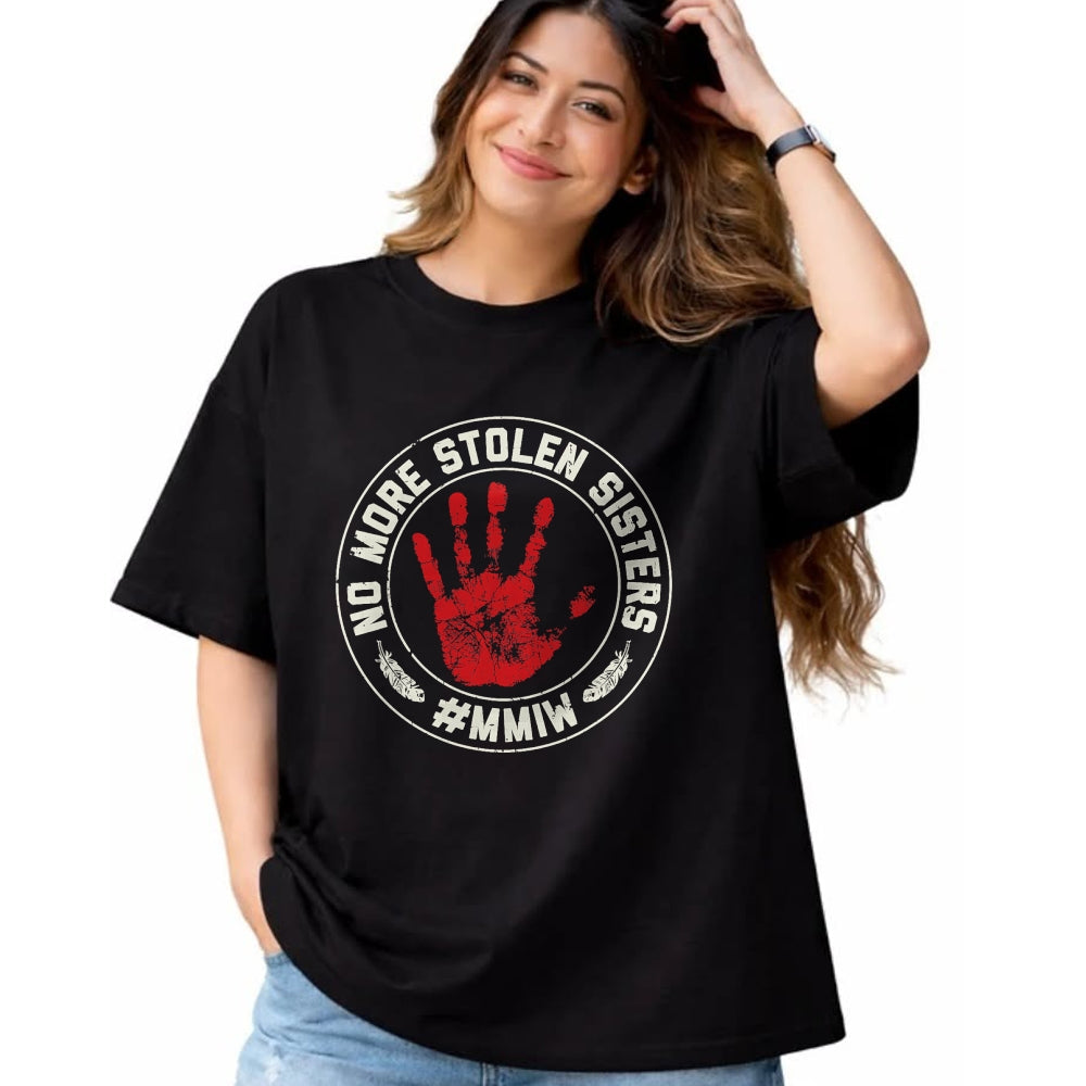 Native American T-Shirts, Vintage Native American Unisex T-Shirt/Hoodie/Sweatshirt HLT00 - No More Stolen Sisters MMIW Missing Murdered Indigenous Girl