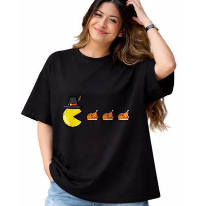 Best Thanksgiving Family Shirt , Funny Thanksgiving UnisexT-Shirt/Hoodie/Sweatshirt HLT00 - Thanksgiving Video Game Eating Turkey Gamer Men Women Kids T-Shirt