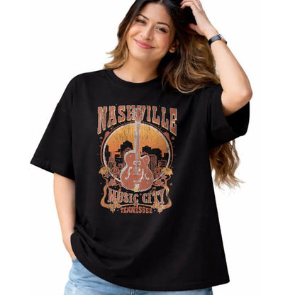Guitar Lover Shirt, Funny Guitar UnisexT-Shirt/Hoodie/Sweatshirt HLT00 - Nashville Tennessee Guitar Country Music City Guitarist Gift T-Shirt