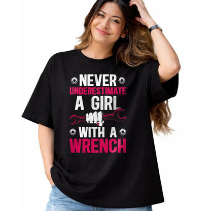 Best Mechanic Life Shirt, Funny Mechanic UnisexT-Shirt/Hoodie/Sweatshirt HLT00 - Girl with A Wrench Female Mechanic Women Mechanics Girl T-Shirt