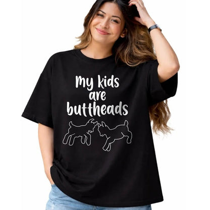 Best Farmer Life Shirt, Funny Farmer UnisexT-Shirt/Hoodie/Sweatshirt HLT00 - My Kids are Buttheads Goat Mom Farmer T-Shirt