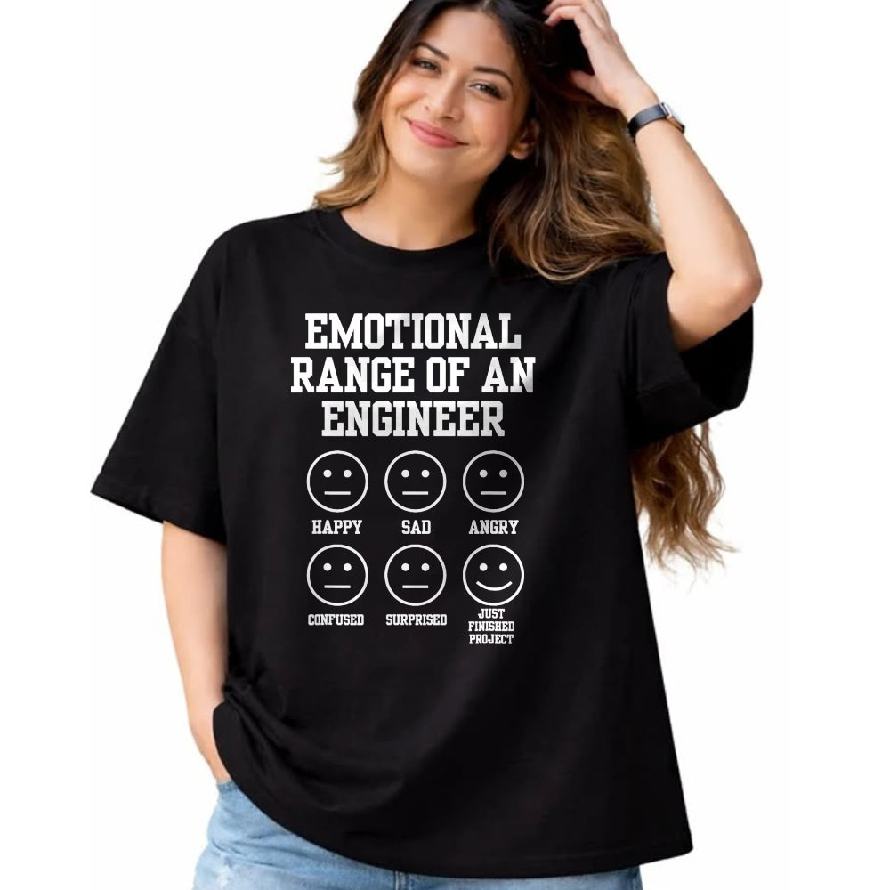 Best Mechanic Life Shirt, Funny Mechanic UnisexT-Shirt/Hoodie/Sweatshirt HLT00 - Emotional Range of an Engineer Funny Engineering Faces Fan T-Shirt
