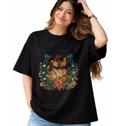 Best Horse Lover Shirt , Funny Horse UnisexT-Shirt/Hoodie/Sweatshirt HLT00 - Wildflowers Wild Horses Western Boho Country Music T-Shirt
